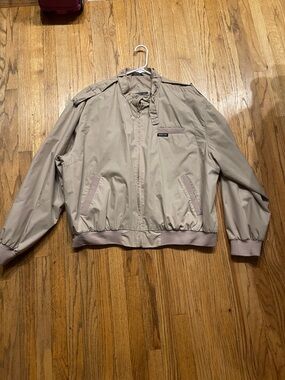 Members only Khaki Men's Bomber Jacket - vintage